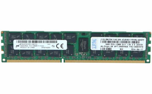 16GB (1x16GB, 2Rx4, 1.5V) PC3-12800 CL11 ECC DDR3 1600MHz LP RDIMM