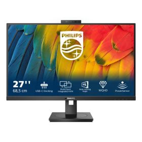   Monitor Commercial Philips 27B1U5601H/00, 27", 2560 x 1440 pixeli, Black, 3 ani Garantie