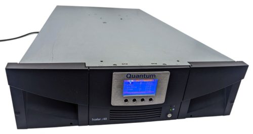 Quantum Scalar i40 LTO Chassis 25–40 Slots, 2 x LTO-5 HH FC 
