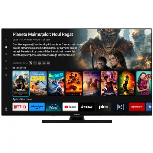 QLED TV HORIZON SMART 43HQ8560U/D, 43" D-LED, 4K Ultra HD, DVB-S2/T2/C, CME 800Hz, TiVo, Contrast 3000:1, 250 cd/m2, 1x CI+, 3x HDMI (v