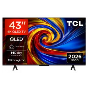   Televizor TCL QLED 43QLED780L, 108 cm, Smart Google TV, 4K, (Model 2026)