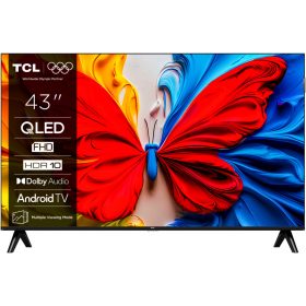 Televizor TCL QLED 43S51K, 108 cm, Smart Android TV, FHD