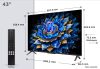 QLED TV 4K 43''(108 cm) TCL 43T69C