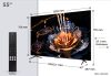 Televizor TCL Mini LED 55C61KS, 139 cm, Smart Google TV, 4K Ultra HD, Onkyo