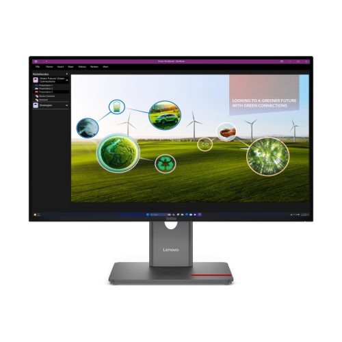 Monitor Commercial Lenovo ThinkVision P27Q-40, 27", 2560 x 1440 pixeli, Black, 3 ani Garantie