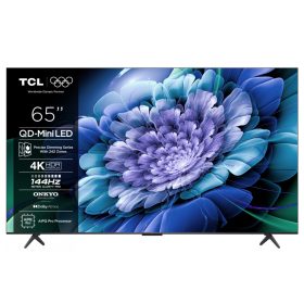   Televizor TCL QD-MiniLED 65C61K, 164 cm, Smart Google TV, 4K Ultra HD, 144Hz, Onkyo