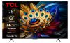 QLED TV 4K 75''(189 cm) TCL 75C61B PRO