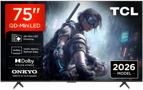 QD-MiniLED TV 4K 75''(189 cm) TCL 75T8D