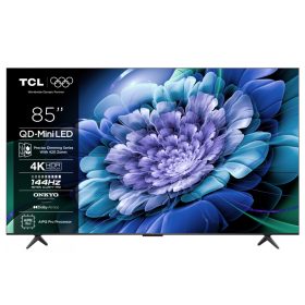   Televizor TCL QD-MiniLED 85C61K, 215 cm, Smart Google TV, 4K Ultra HD, 144Hz, Onkyo