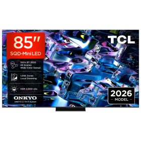   Televizor TCL SQD-MiniLED 85MSQLED80L, 214 cm, Smart Google TV, 4K, Onkyo (Model 2026)