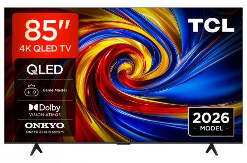 Televizor TCL QLED 85QLED780L, 214 cm, Smart Google TV, 4K, Onkyo (Model 2026)