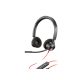 Poly BW 3320 Stereo USB-C HS +USB-C/A