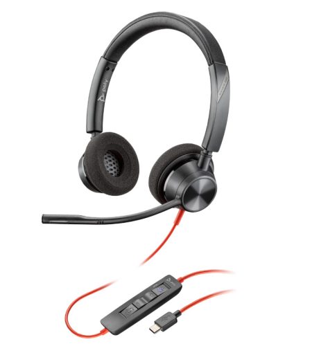 Poly BW 3220 Stereo USB-C HS +USB-C/A