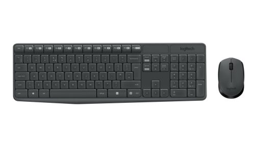 Kit Tastatura+mouse WS Logitech MK235 gr