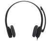 Casti cu microfon Logitech H151, negru