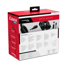 Casti HP HyperX Cloud III S WS, ng-rosu