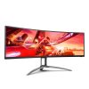 AOC AGON AG493UCX2 – Monitor gaming curbat 49", DQHD 5120x1440, 165Hz, VA, USB-C, KVM