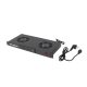 Unitate ventilare / panou ventilație cu LCD, 2 ventilatoare + termostat, 230V, negru