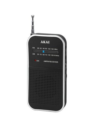 Radio Portabil Akai APR-350 0.3 W, negru