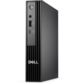   Desktop Business Dell Pro Micro QCM1255 cu procesor AMD Ryzen 3 8300GE pana la 4.9 GHz, 8 GB DDR5, 512GB SSD, AMD Radeon 740M, Linux, N