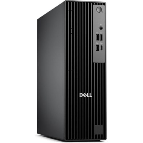 Desktop Business Dell Pro Slim QCS1255 cu procesor AMD AMD Ryzen 5 8600G pana la 5.0 GHz, 16 GB DDR5, 512GB SSD, 760M, Linux, Black