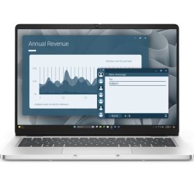   Laptop Business DELL Pro 14 PC14255, cu procesor Ryzen AI 5 340, 14'', IPS, 16 GB DDR5, 512 GB, AMD Radeon 840M, Windows 11 Pro, 3 ani 