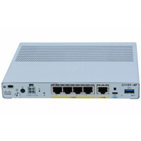   Cisco C1101-4P – Router ISR 1101, 1x Gigabit WAN, 4x Gigabit LAN, IOS XE