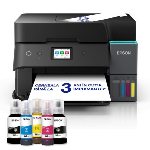 Multifunctional inkjet EPSON EcoTank L6390, CISS, format A4, Color, Duplex, USB + LAN + Wi-Fi