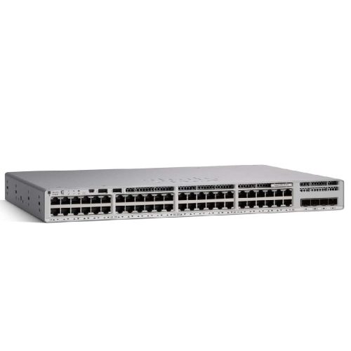 Switch Cisco Catalyst C9200L-48T-4G-E, 48 porturi, 4 x 1G