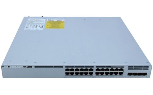 Switch Cisco Catalyst C9300L-24P-4X-E, 24 porturi, PoE