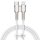 Cablu Baseus Type-C la Lightning 1m alb