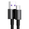 Cablu Baseus Type-C 66W, 1m, negru