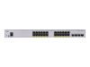 Cisco 24 10/100/1000 PoE+ ports with 370W power budget, 4 Gigabit SFP
