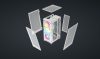 CR iCUE 2000D AIRFLOW RGB MINI-ITX WH