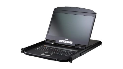 8P USB HDMI Single Rail LCD KVM IP SW