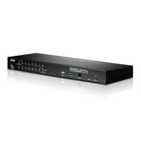 16-Port PS/2-USB VGA KVM Switch W/Chain