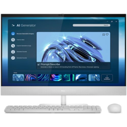 All-in-One Consumer Dell Pro 27 EC27260 cu procesor Intel Core Ultra 7 355 pana la 5 GHz, 27 inch, FHD, 16 GB, Intel Graphics, Windows 