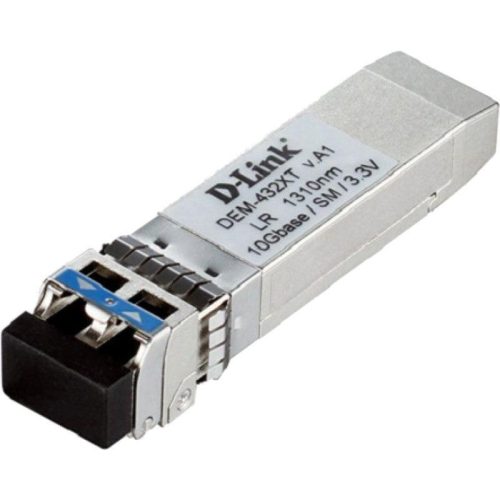 Single Mode Fibre Transceiver D-link, DEM-432XT; Standard Compliance: IEEE-802.3ae/ 10GBASE-LR; Fibre Channel FC-PI Standard: 1200-SM-L