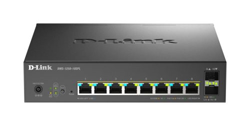 DLINK SW 8P-GB 2P-SFP SMART MANAGED POE