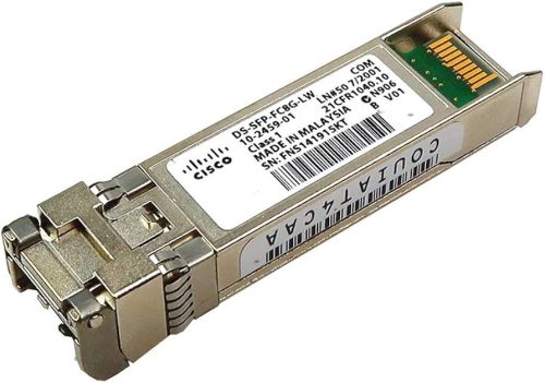 Cisco DS-SFP-FC8G-LW – Transceiver SFP+ Fibre Channel 2/4/8Gbps Longwave, LC, SMF, 10km