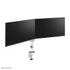 Suport dublu mon. birou NM 17"-27" alb