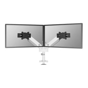Suport dublu mon. birou NM 24"-34" alb