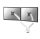 Suport dublu mon. birou NM 17"-32" arg