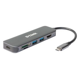 DLINK 6-IN-1 USB-C HUB DUB-2327