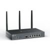 "Omada AX3000 Wi-Fi 6 Gigabit VPN Router PORT: 1× Gigabit SFP WAN/LAN Port, 1× Gigabit RJ45 WAN Port, 4× Gigabit WAN/LAN RJ45 Ports, 1×