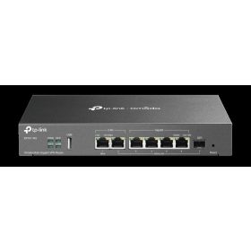   "Omada Multi-Gigabit VPN Router PORT: 1× 2.5G RJ45 WAN Port, 1× 2.5G RJ45 WAN/LAN Port, 1× Gigabit SFP WAN/LAN Port, 4× Gigabit RJ45 WA