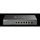 "Omada Multi-Gigabit VPN Router PORT: 1× 2.5G RJ45 WAN Port, 1× 2.5G RJ45 WAN/LAN Port, 1× Gigabit SFP WAN/LAN Port, 4× Gigabit RJ45 WA
