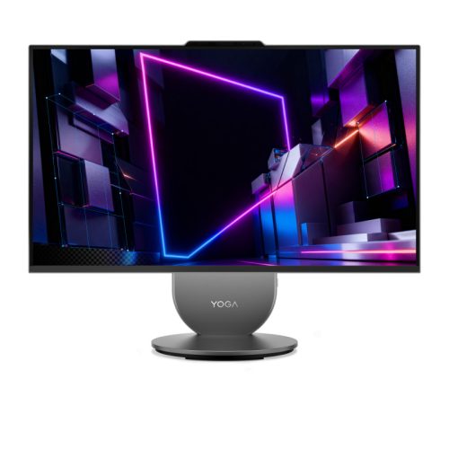 All-in-One Consumer Lenovo Yoga AIO 27IPH11 cu procesor Intel Core Ultra 5 325 pana la 4.5 GHz, 27 inch, QHD, 16 GB, Intel Graphics, FreeDos, Grey, 3 ani Garantie