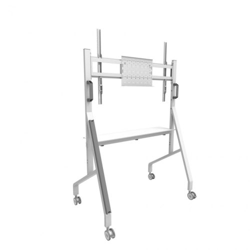 Stand podea mobil/fix NM 55-86" 76kg alb