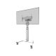 Stand podea mobil NM MUp 37-75" 70kg alb